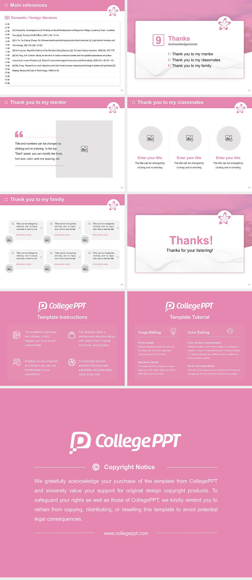 Fukuyama Heisei University Graduation Thesis Defense PPT Template4:3 ratio PPT effect preview image7