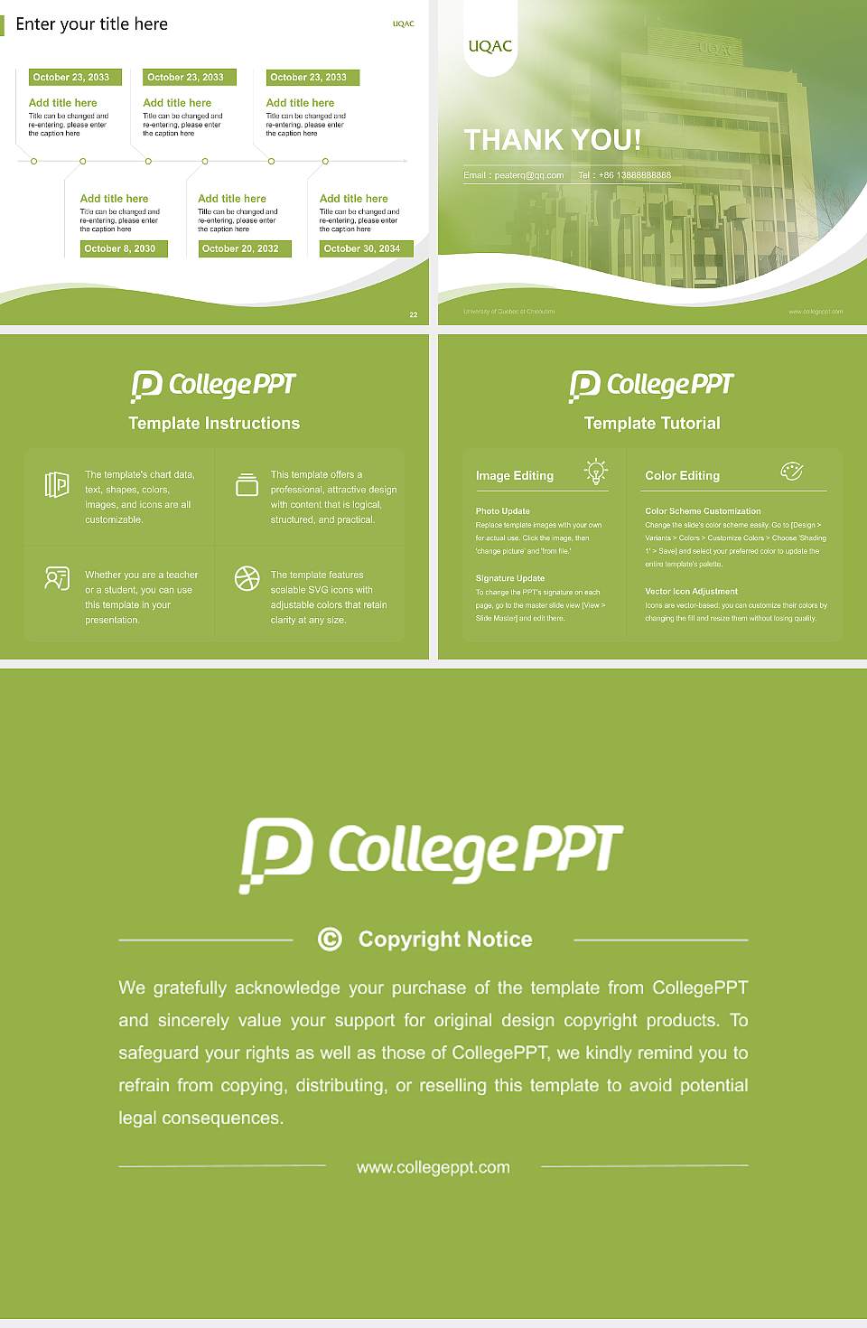 University of Quebec at Chicoutimi Lecture Sharing and Networking Event PPT Template4:3 ratio PPT effect preview image4