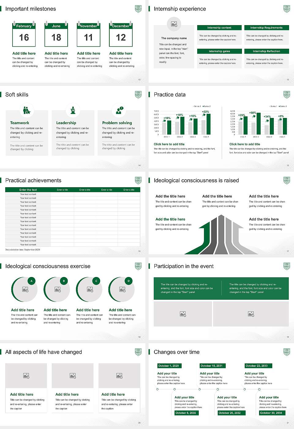 University of Stirling National Scholarship Defense PPT Template16:9 ratio PPT effect preview image3