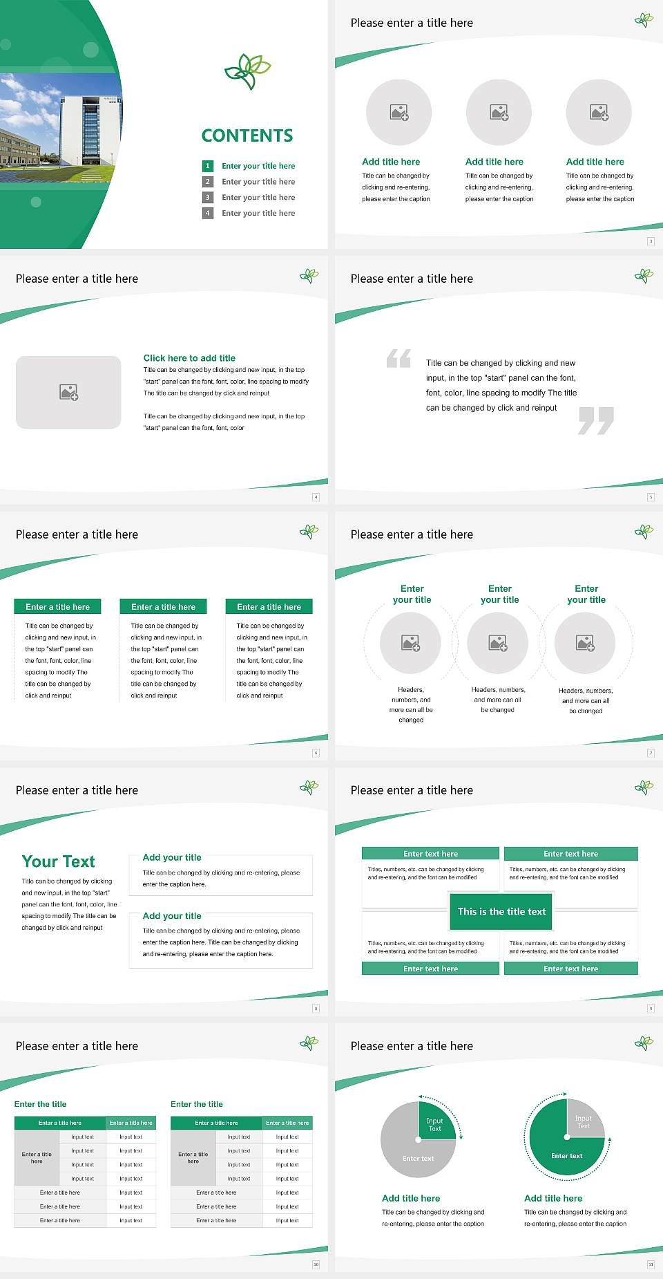 Fukuyama University Course/Courseware Creation PPT Template4:3 ratio PPT effect preview image2