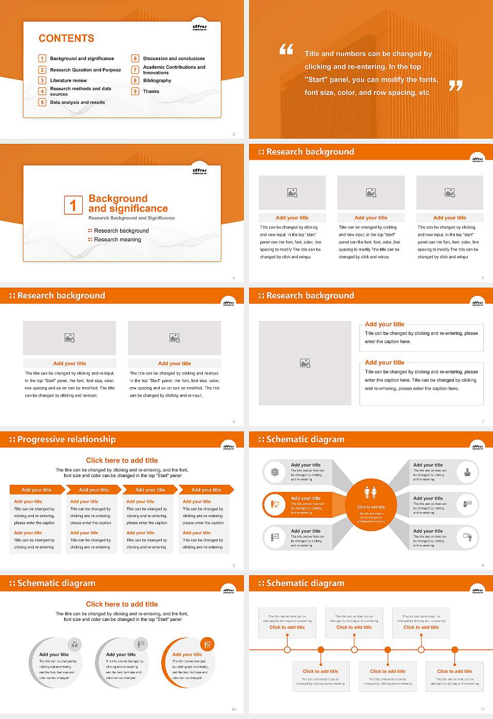 Digital Hollywood University Graduation Thesis Defense PPT Template16:9 ratio PPT effect preview image2