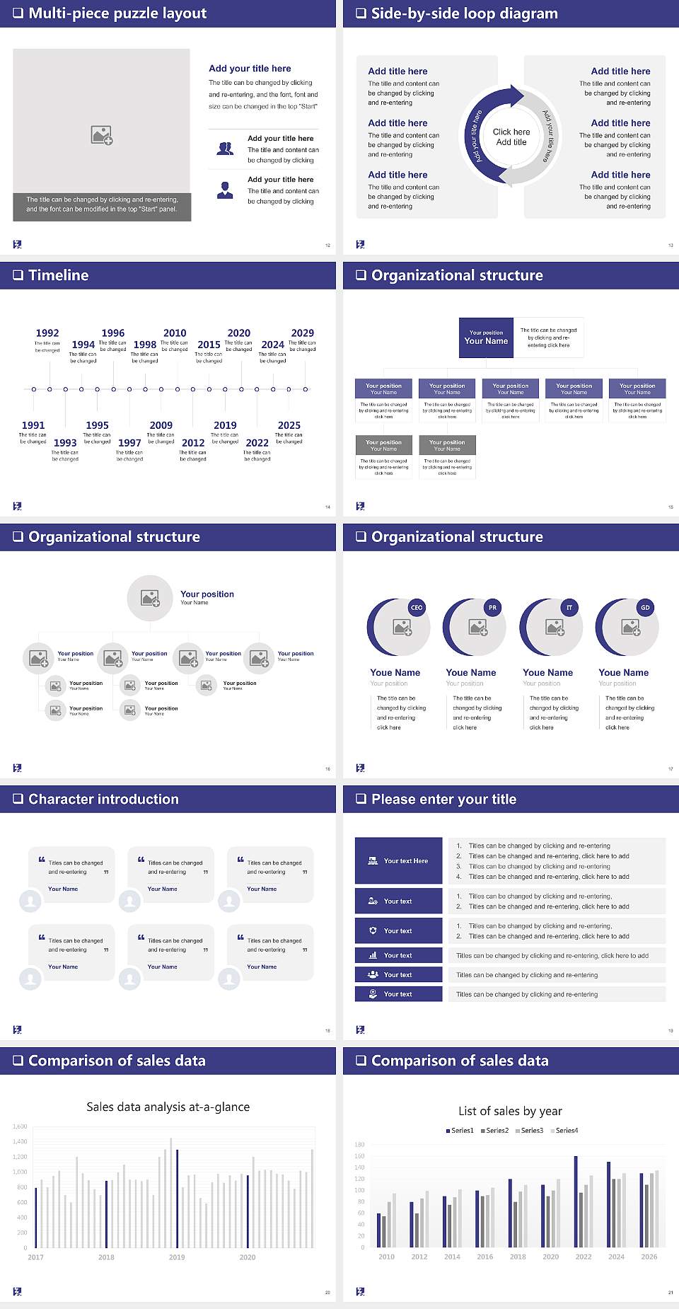 Fukuyama City University General Purpose PPT Template4:3 ratio PPT effect preview image3