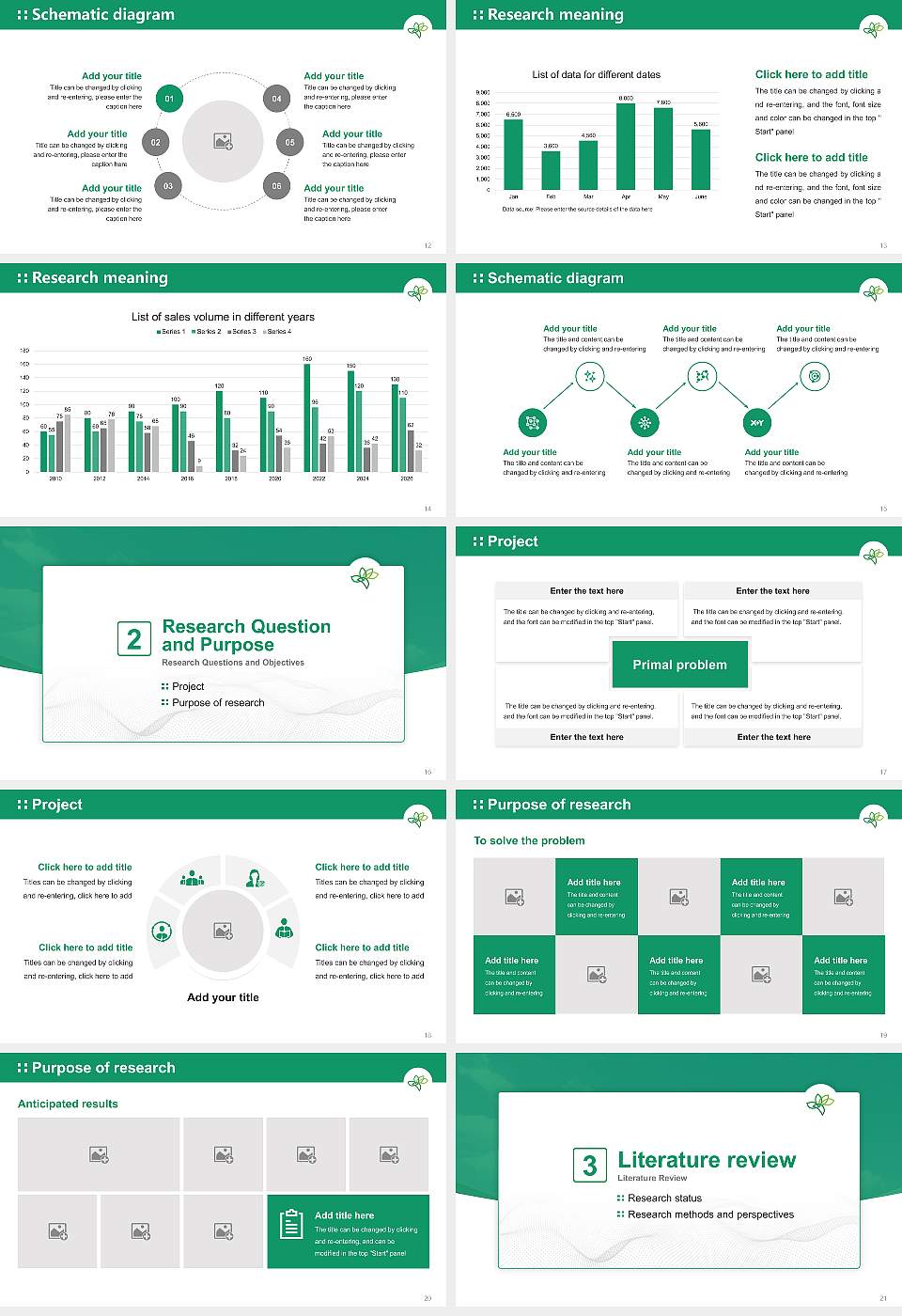 Fukuyama University Graduation Thesis Defense PPT Template16:9 ratio PPT effect preview image3