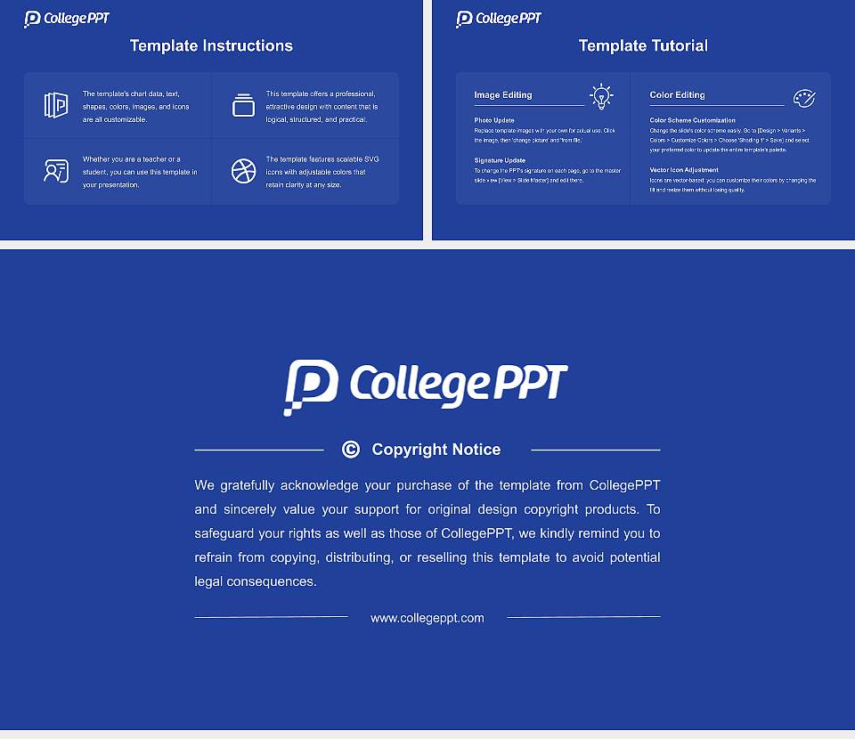 Dokkyo University Course/Courseware Creation PPT Template16:9 ratio PPT effect preview image5