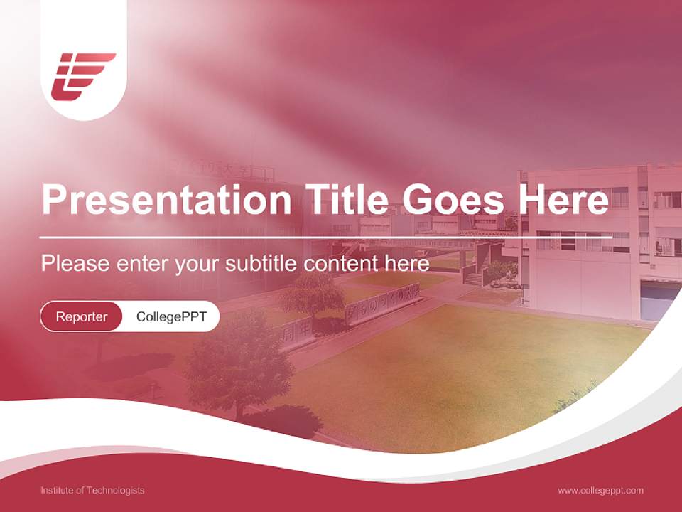 Institute of Technologists Lecture Sharing and Networking Event PPT Template4:3 ratio PPT effect preview image4
