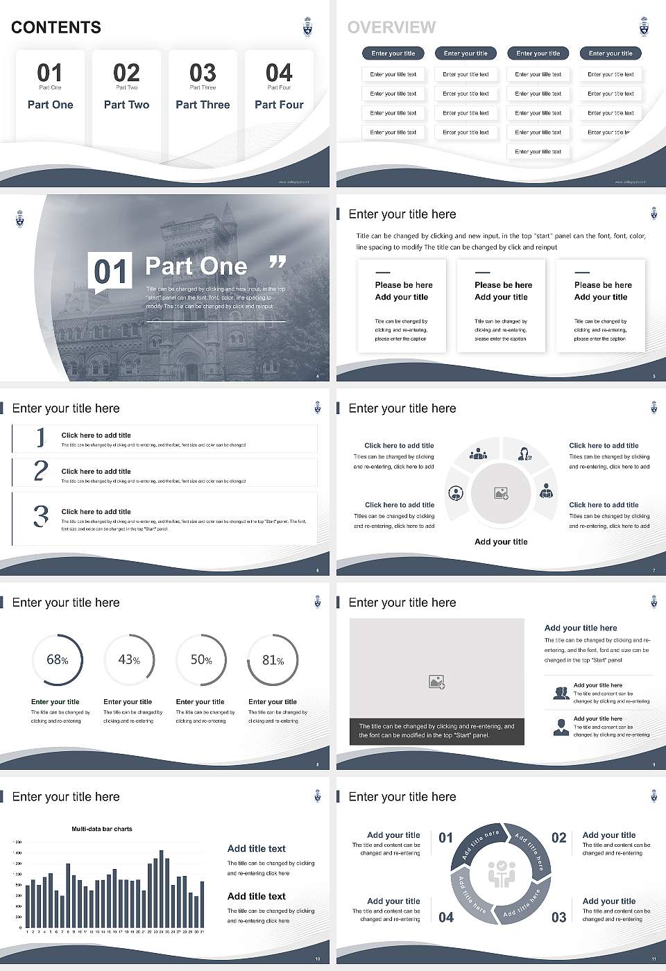University of Toronto Lecture Sharing and Networking Event PPT Template16:9 ratio PPT effect preview image2