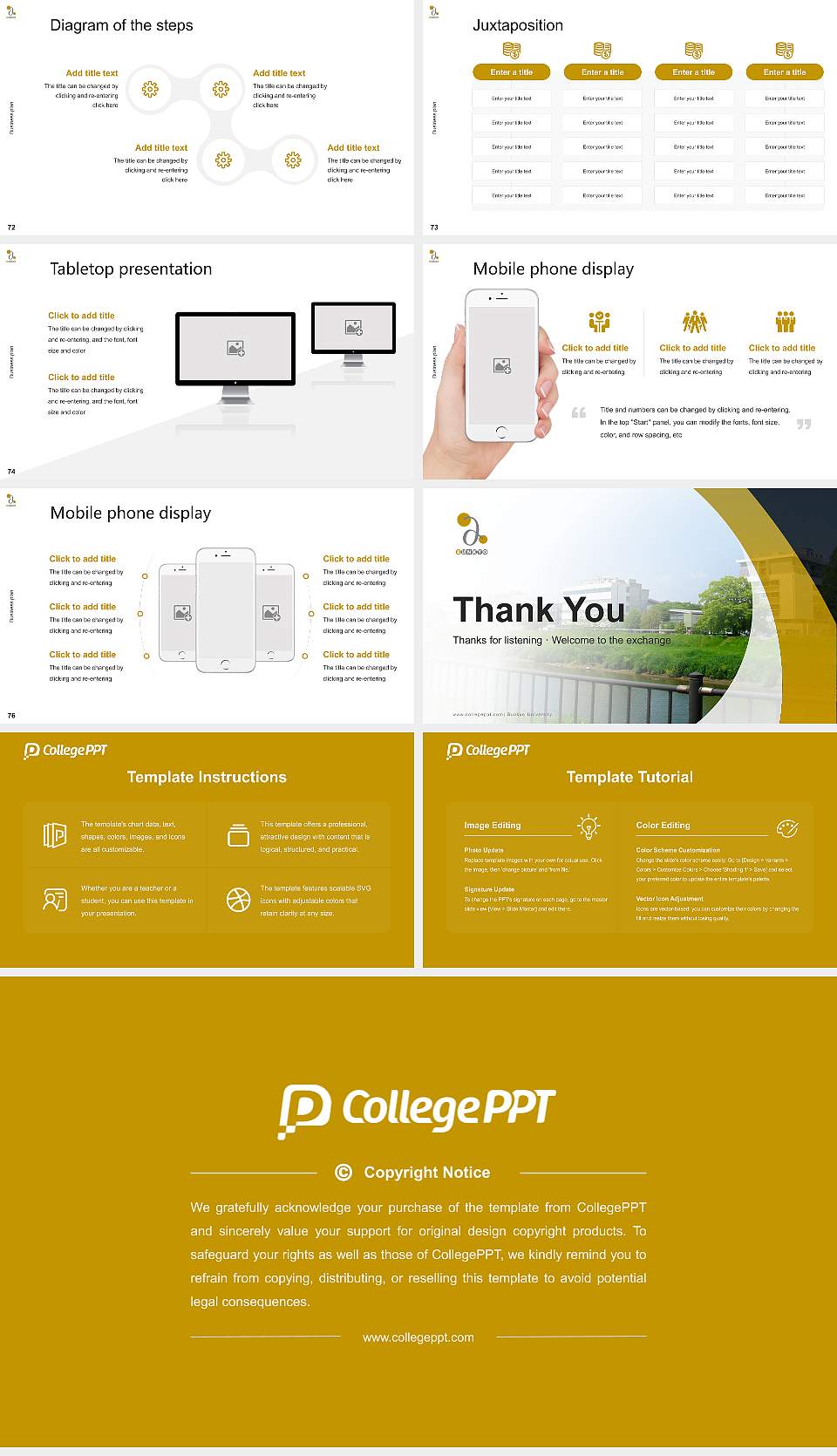 Bunkyo University Competition/Entrepreneurship Contest PPT Template16:9 ratio PPT effect preview image9
