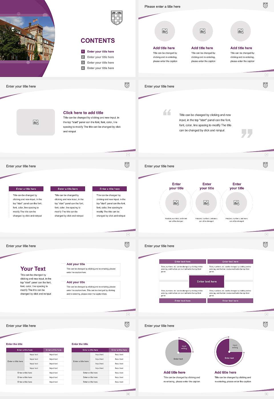 University of Winchester Course/Courseware Creation PPT Template16:9 ratio PPT effect preview image2