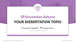 Bunka Gakuen University Graduation Thesis Defense PPT Template