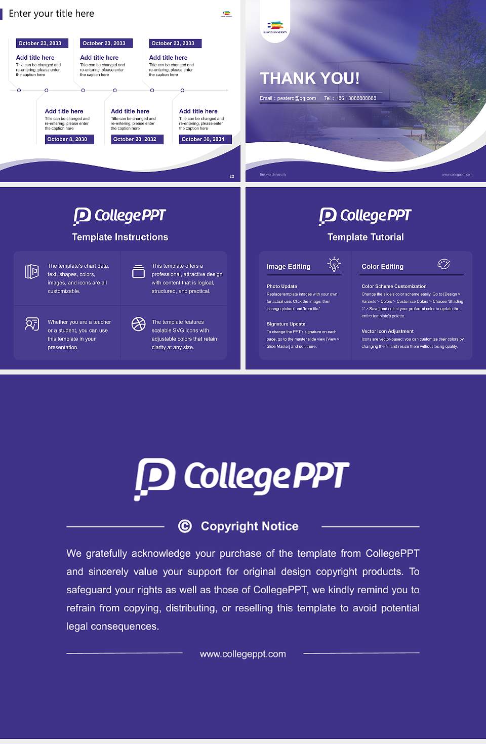 Bukkyo University Lecture Sharing and Networking Event PPT Template4:3 ratio PPT effect preview image4