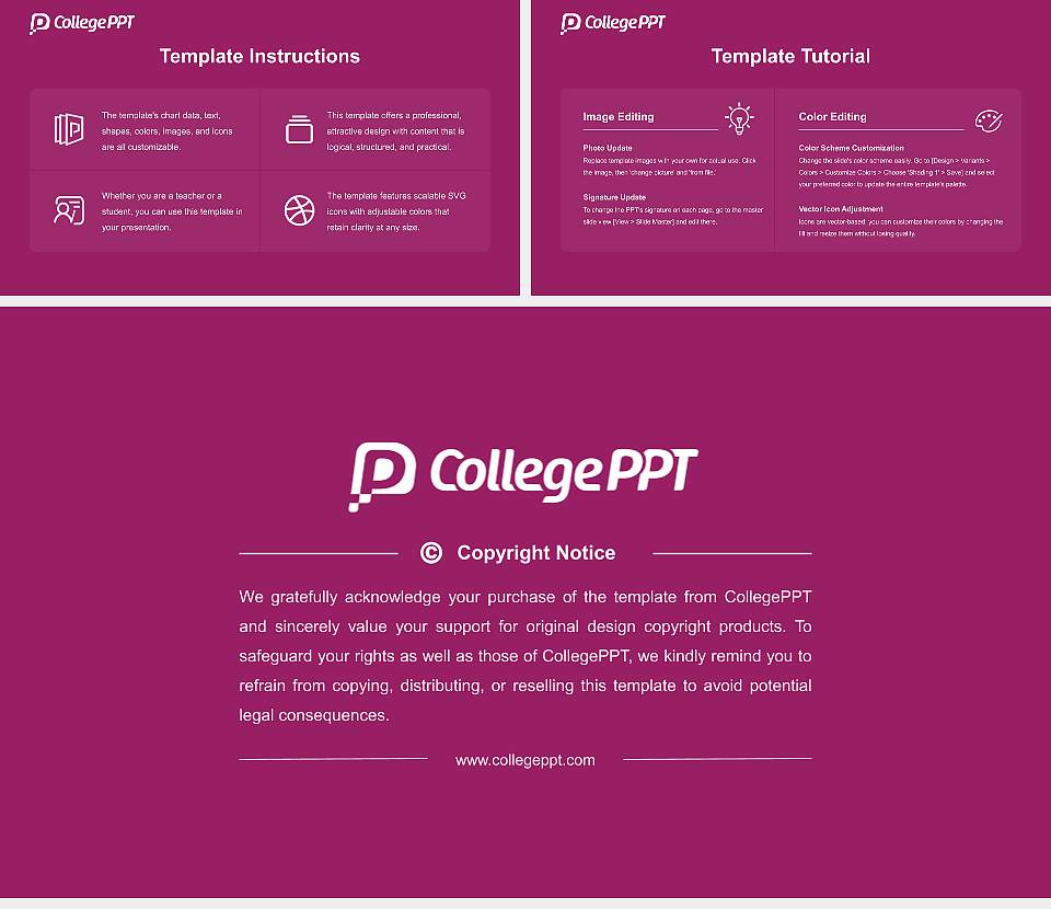 Chugoku Gakuen University Academic Presentation/Research Findings Report PPT Template16:9 ratio PPT effect preview image5