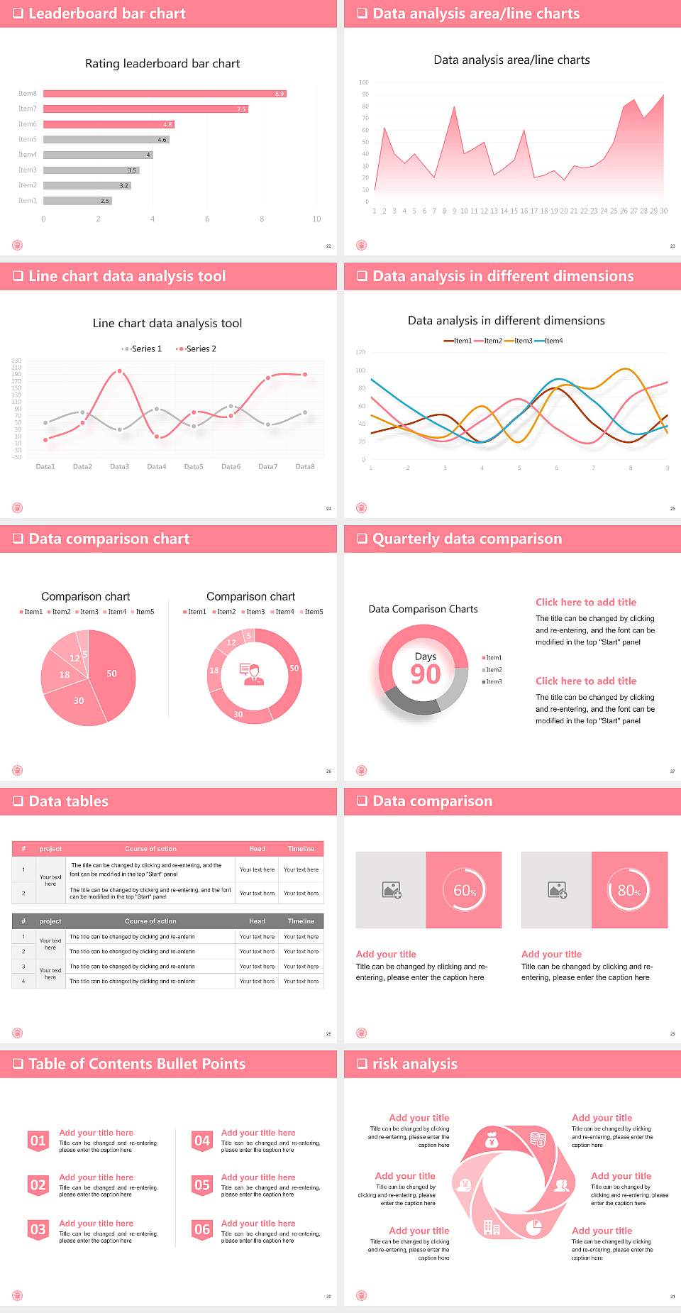 Aikoku Gakuen University General Purpose PPT Template4:3 ratio PPT effect preview image4