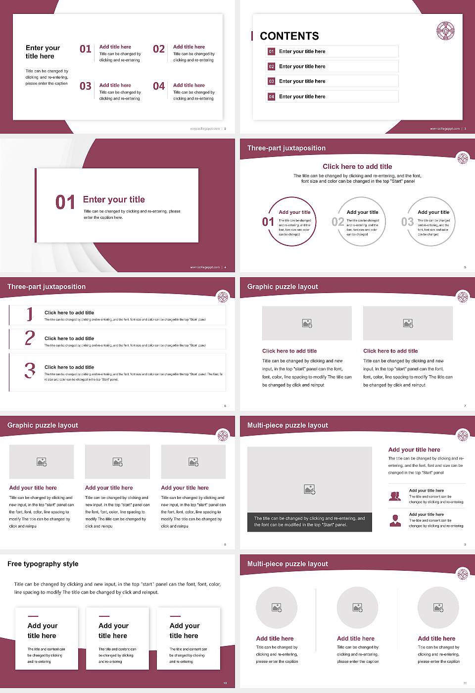 Baiko Gakuin University Academic Presentation/Research Findings Report PPT Template16:9 ratio PPT effect preview image2