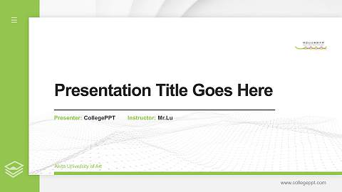 Akita University of Art Thesis Proposal/Graduation Defense PPT Template