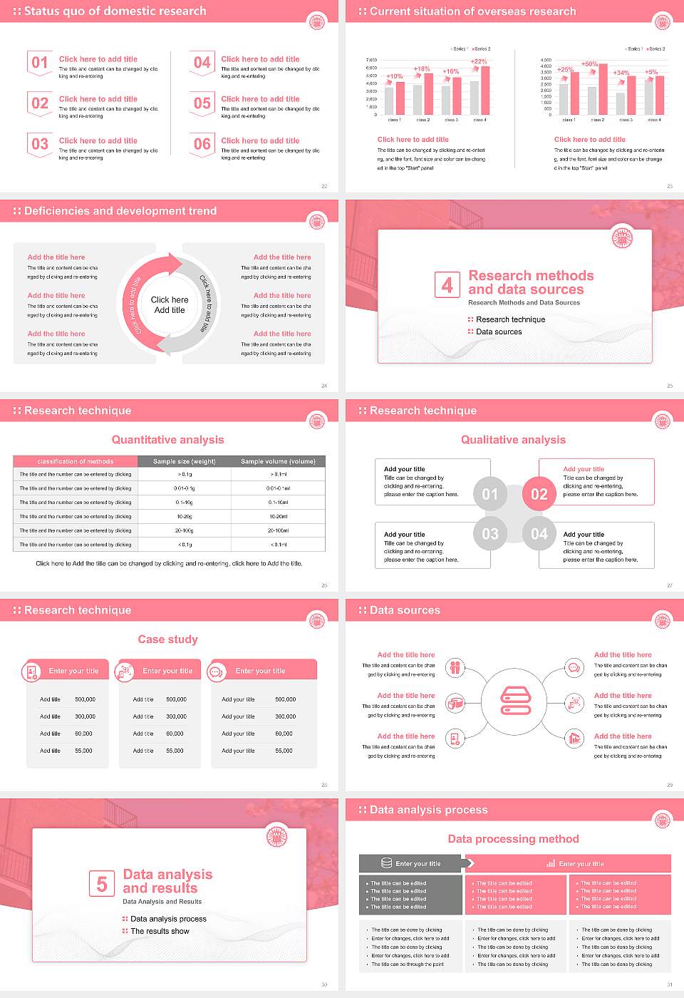 Aikoku Gakuen University Graduation Thesis Defense PPT Template16:9 ratio PPT effect preview image4
