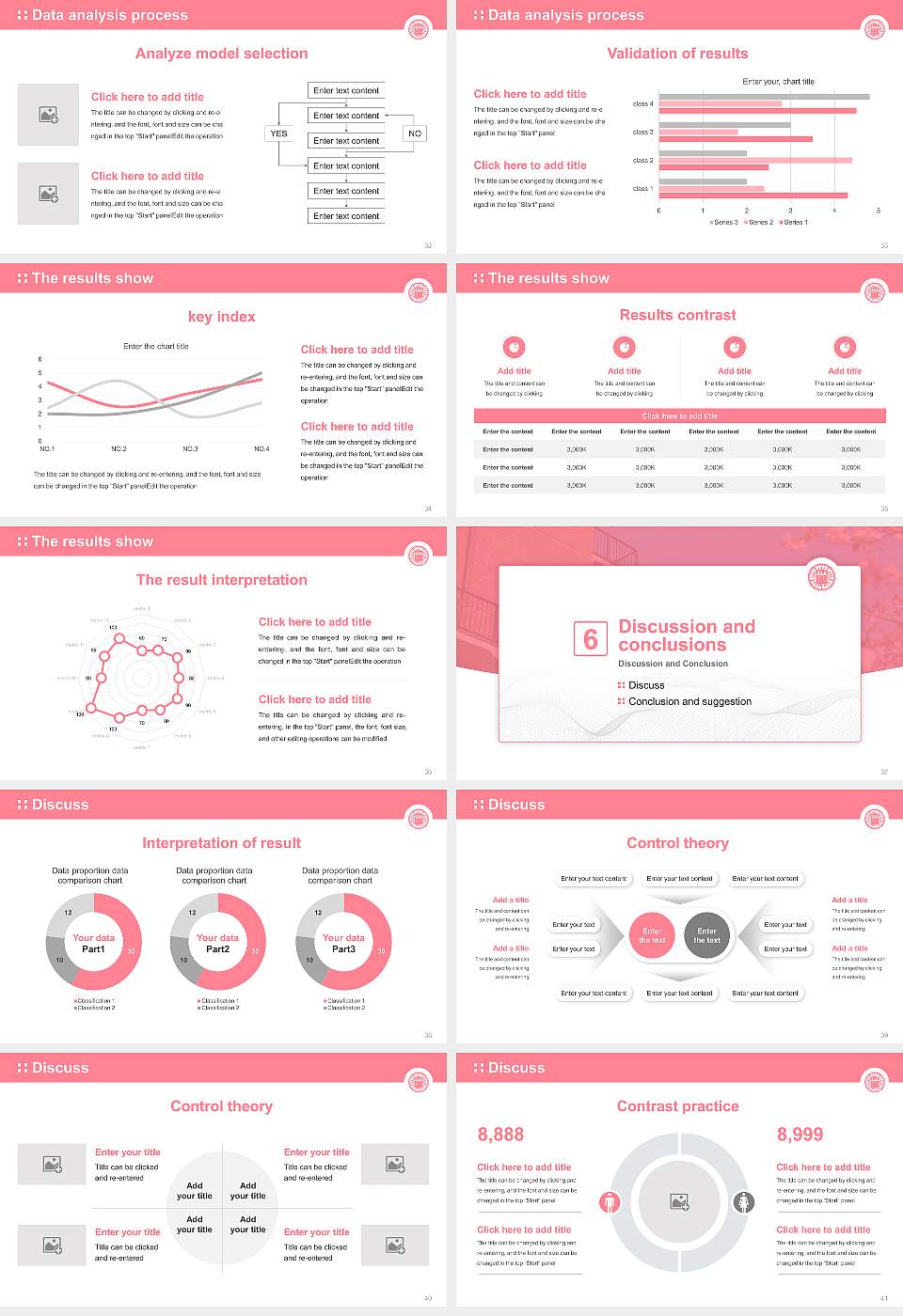 Aikoku Gakuen University Graduation Thesis Defense PPT Template16:9 ratio PPT effect preview image5