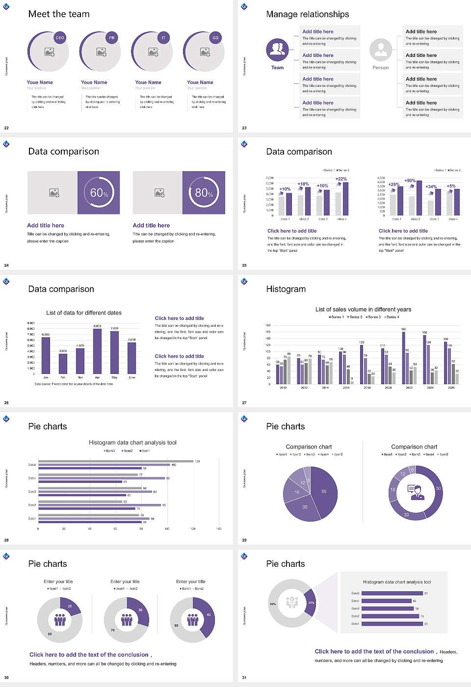 Chiba Keizai University Competition/Entrepreneurship Contest PPT Template16:9 ratio PPT effect preview image4