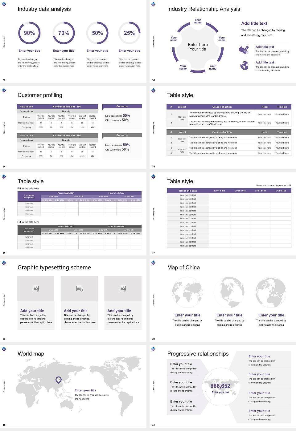 Chiba Keizai University Competition/Entrepreneurship Contest PPT Template16:9 ratio PPT effect preview image5