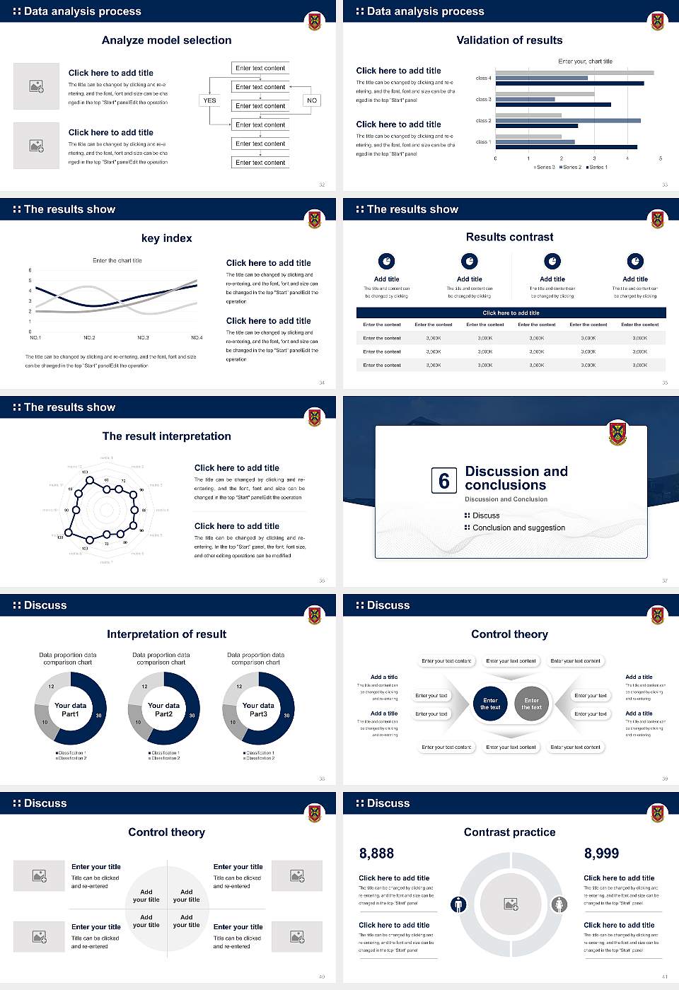 Queen’s University at Kingston Graduation Thesis Defense PPT Template16:9 ratio PPT effect preview image5