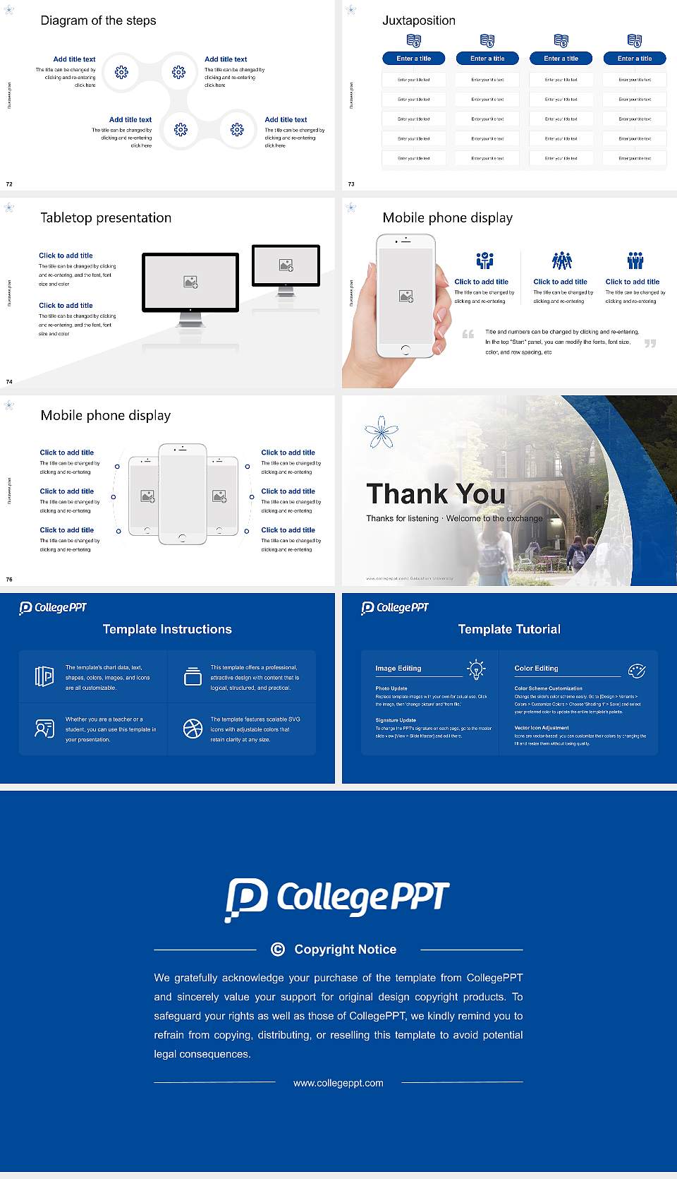 Gakushuin University Competition/Entrepreneurship Contest PPT Template16:9 ratio PPT effect preview image9