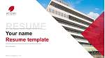 Atomi University Resume PPT Template
