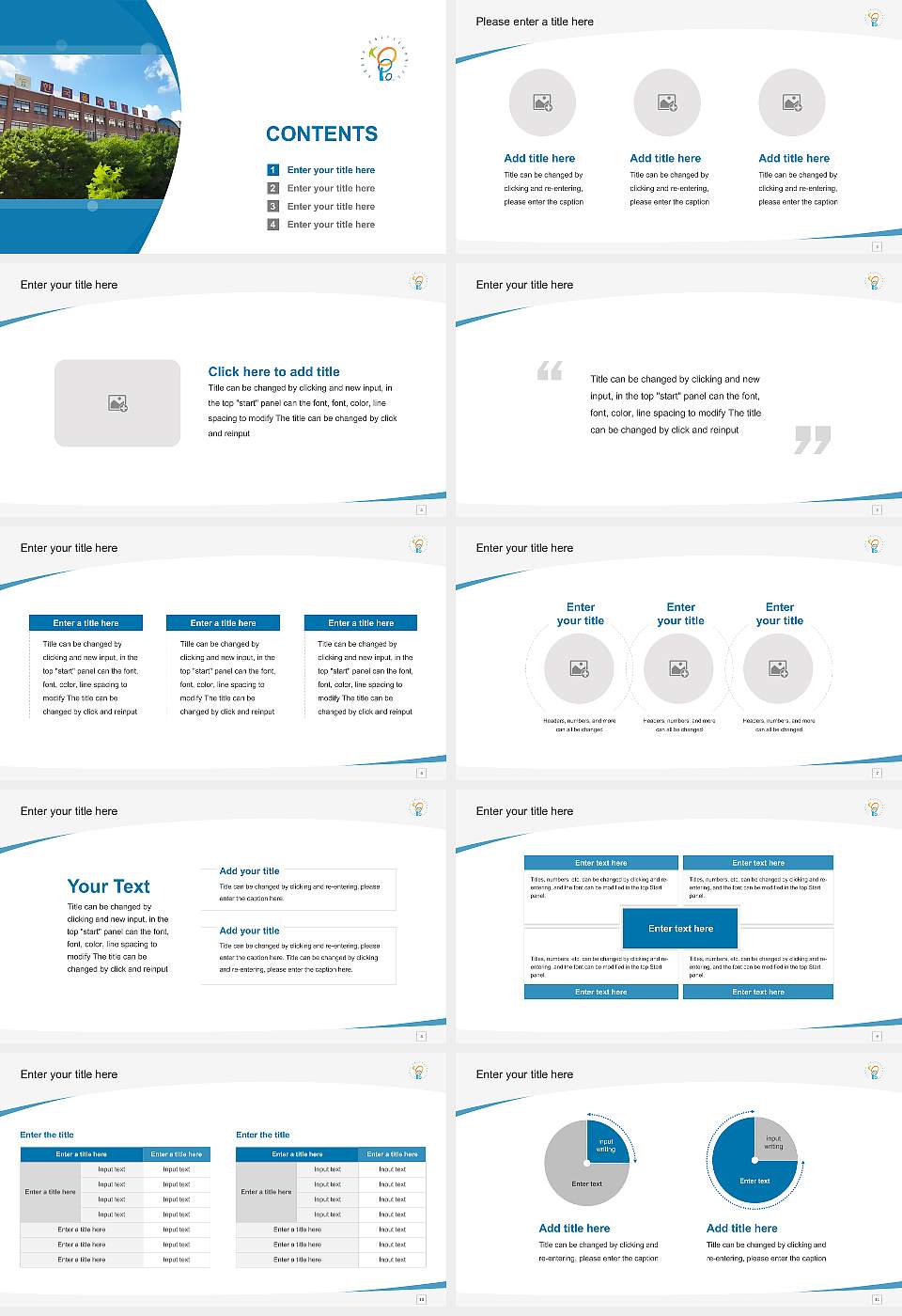 Seoul-Jeongsu Polytechnic College Course/Courseware Creation PPT Template16:9 ratio PPT effect preview image2