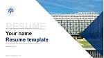 Myongji University Resume PPT Template