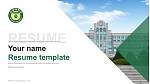 Shinsung University Resume PPT Template