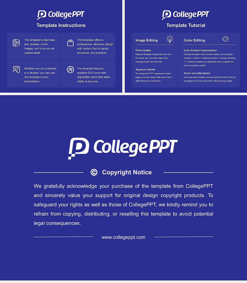 Seoul Christian University Course/Courseware Creation PPT Template4:3 ratio PPT effect preview image5
