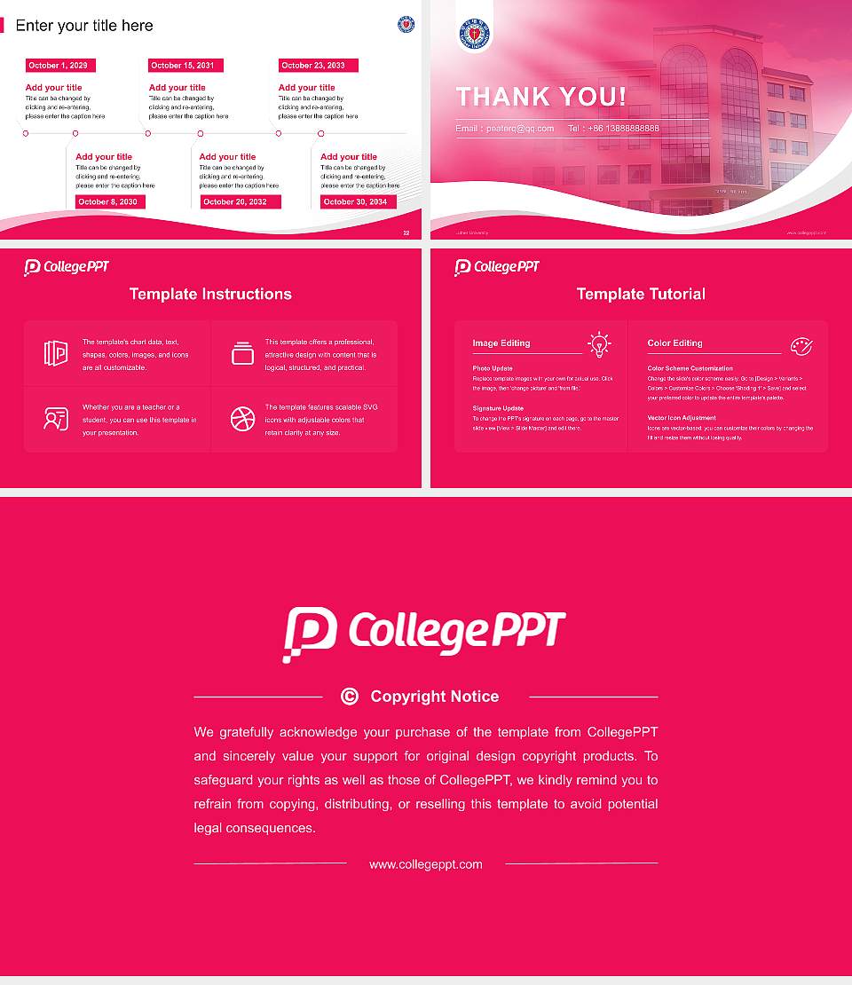 Luther University Lecture Sharing and Networking Event PPT Template16:9 ratio PPT effect preview image4
