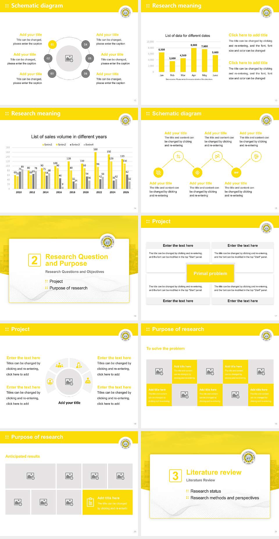 Taeshin Christian University Graduation Thesis Defense PPT Template4:3 ratio PPT effect preview image3
