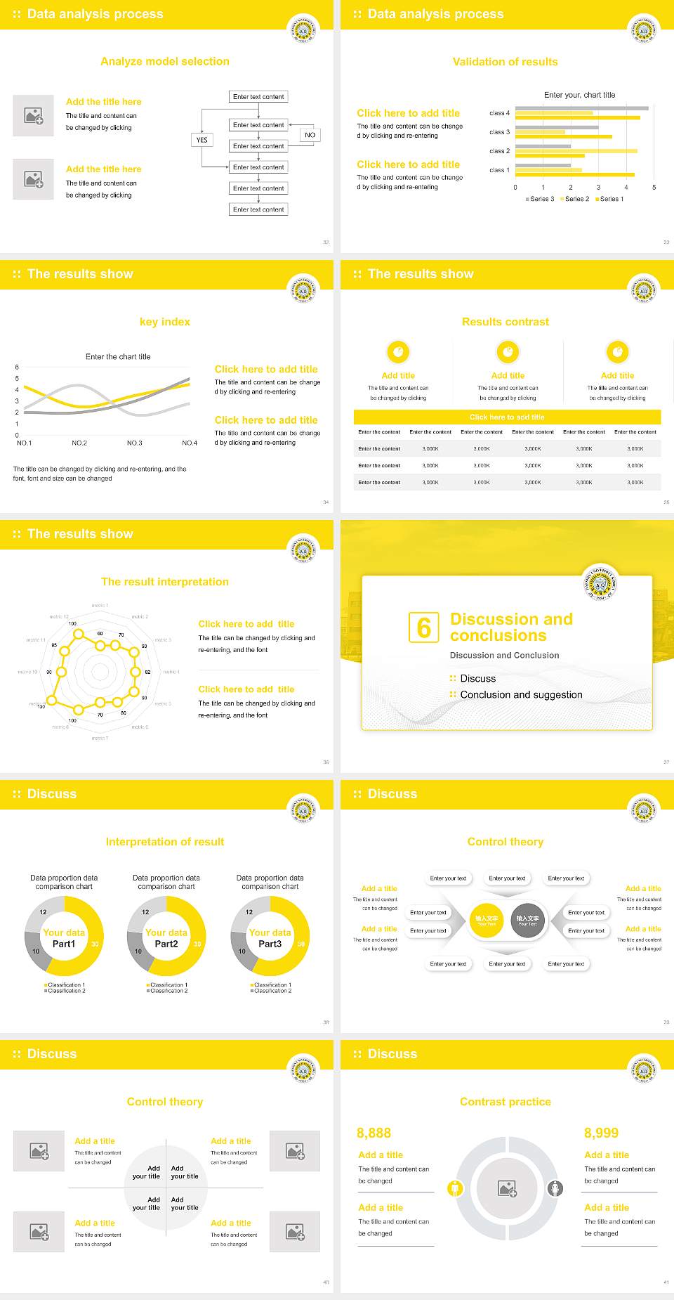 Taeshin Christian University Graduation Thesis Defense PPT Template4:3 ratio PPT effect preview image5