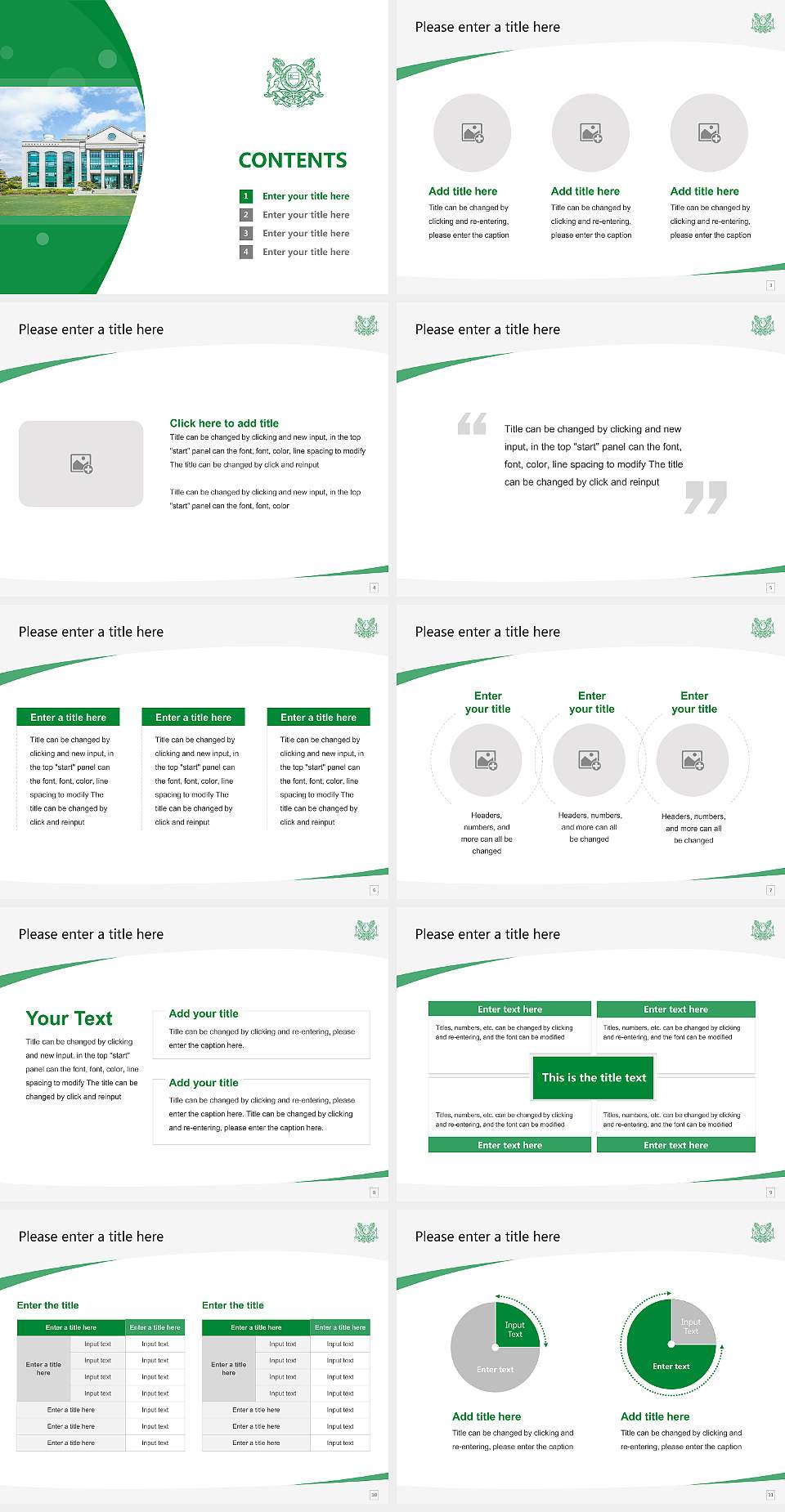 University of Ulsan Course/Courseware Creation PPT Template4:3 ratio PPT effect preview image2