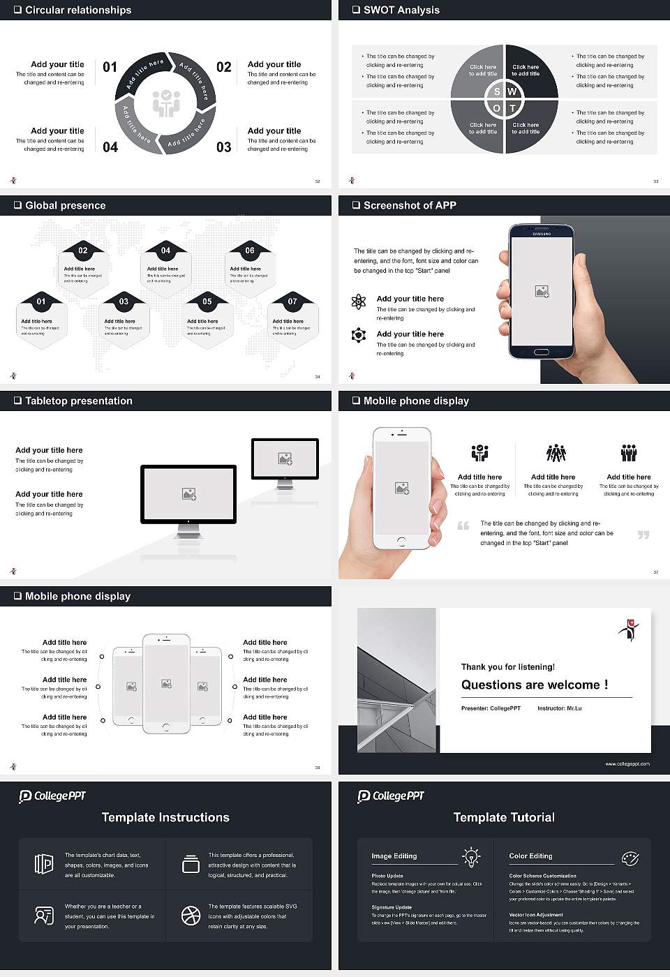Yaeil Seminary General Purpose PPT Template16:9 ratio PPT effect preview image5