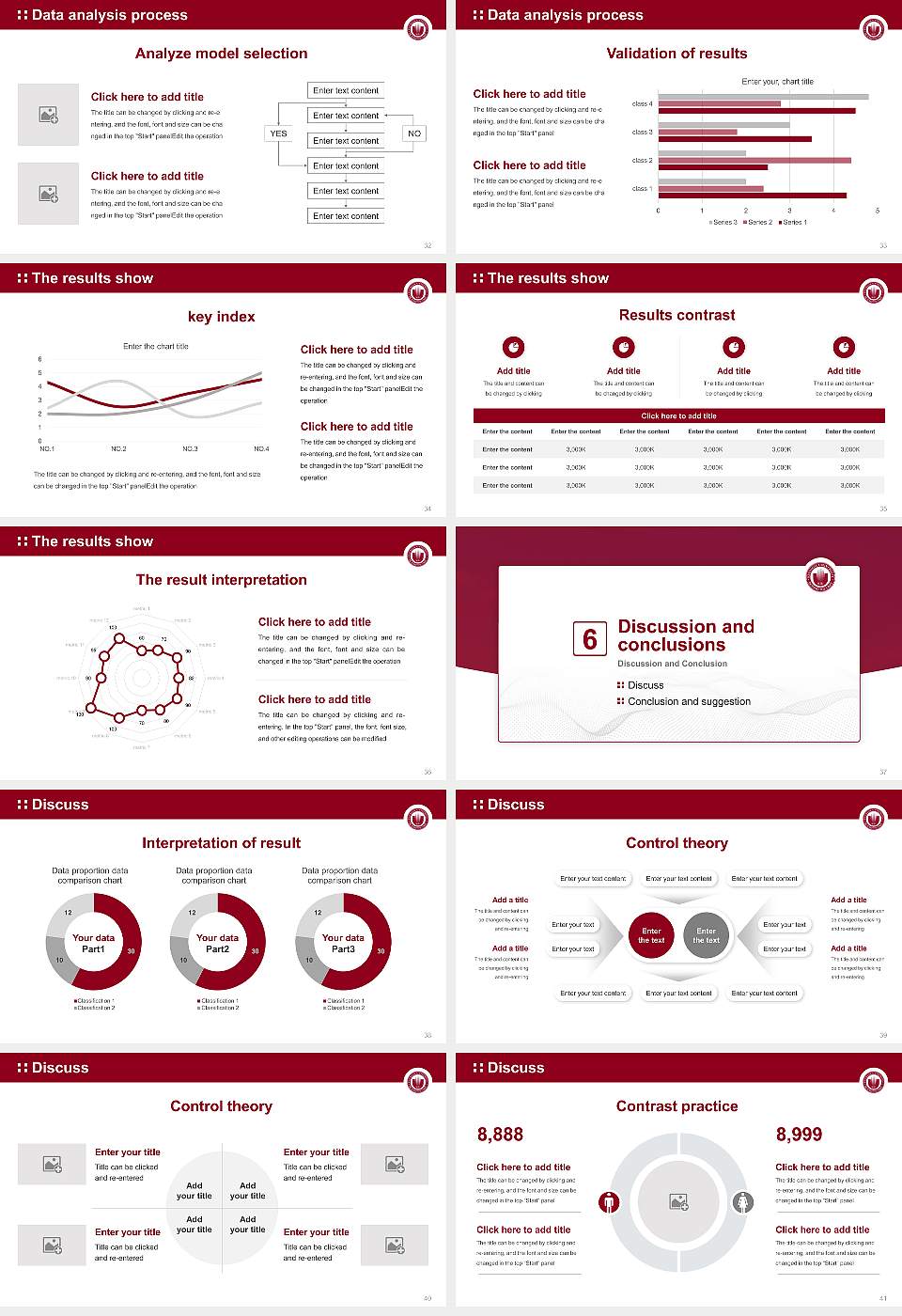 Kyungil University Graduation Thesis Defense PPT Template16:9 ratio PPT effect preview image5