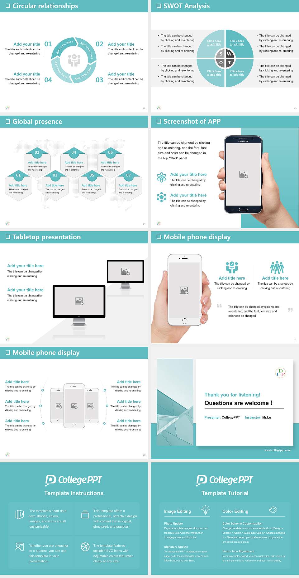 Daiichi University of Pharmacy General Purpose PPT Template4:3 ratio PPT effect preview image5