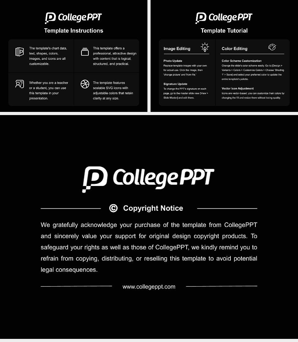 Ashikaga University Academic Presentation/Research Findings Report PPT Template4:3 ratio PPT effect preview image5