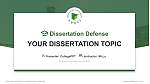 Tongmyong University Disputation Powerpoint Vorlage