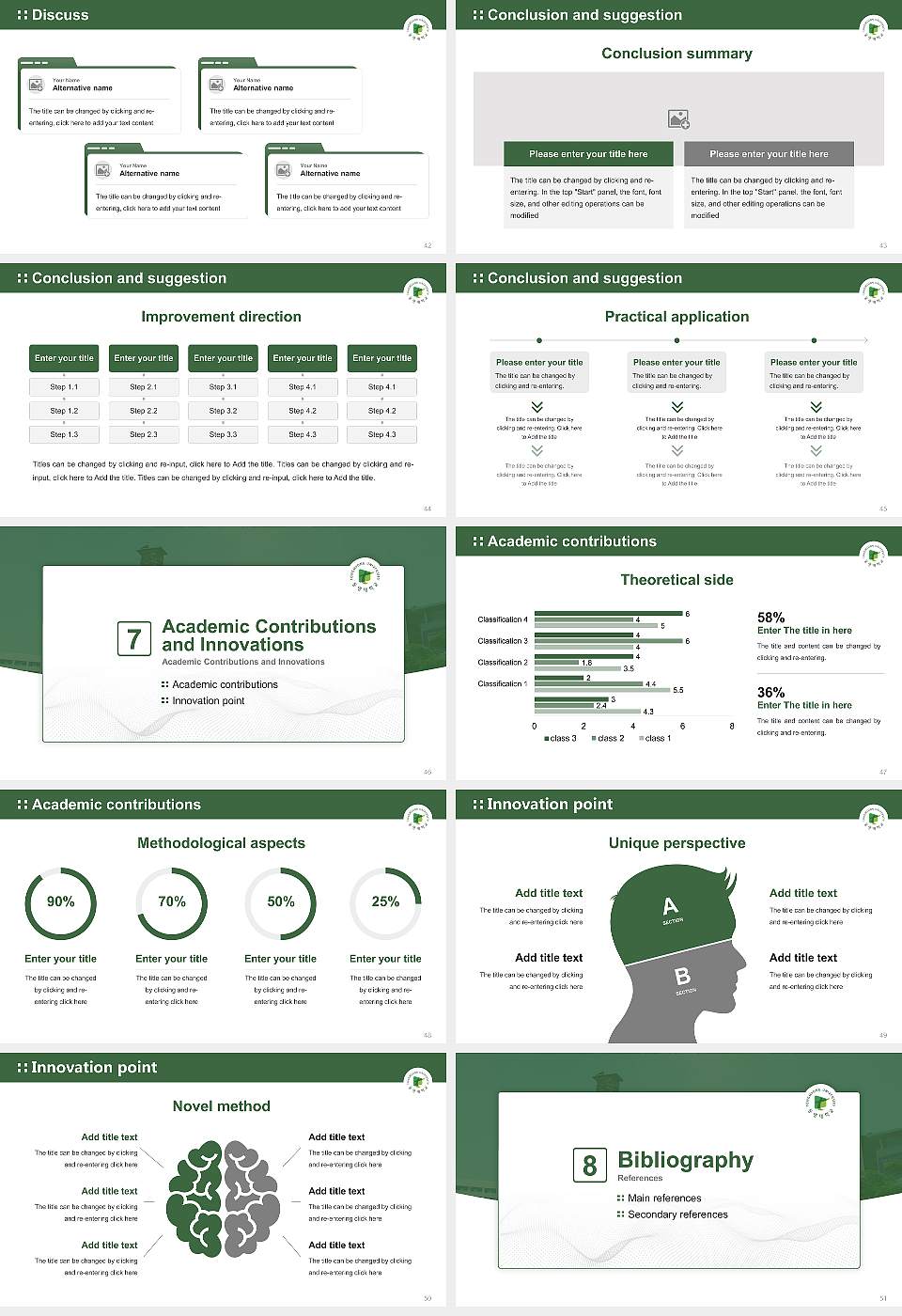 Tongmyong University Graduation Thesis Defense PPT Template16:9 ratio PPT effect preview image6