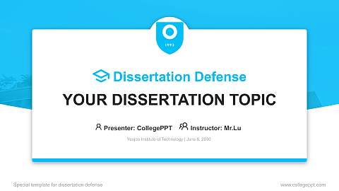 Yeojoo Institute of Technology Graduation Thesis Defense PPT Template