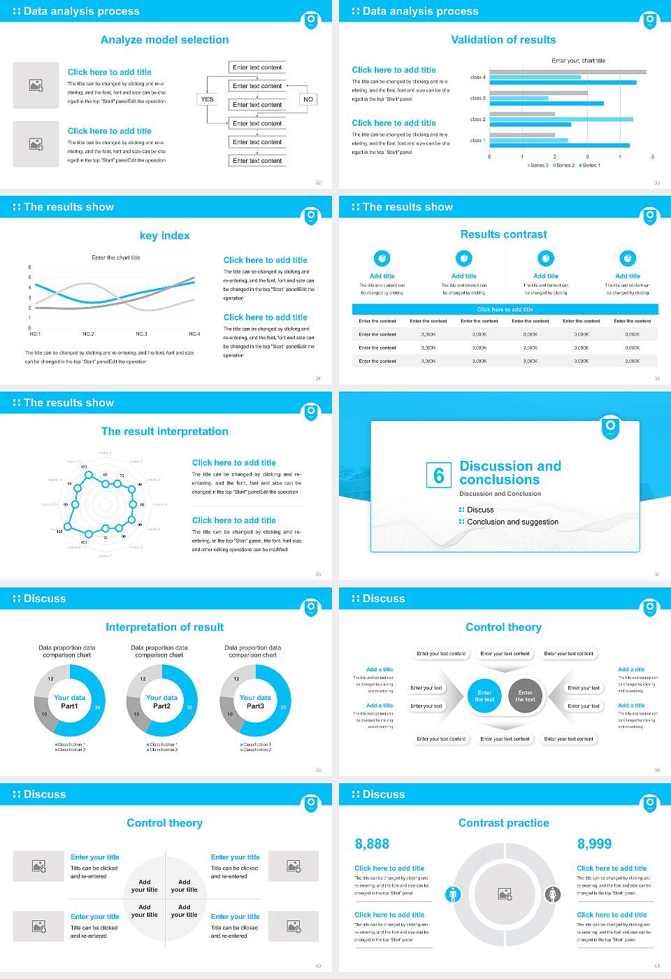 Yeojoo Institute of Technology Graduation Thesis Defense PPT Template16:9 ratio PPT effect preview image5