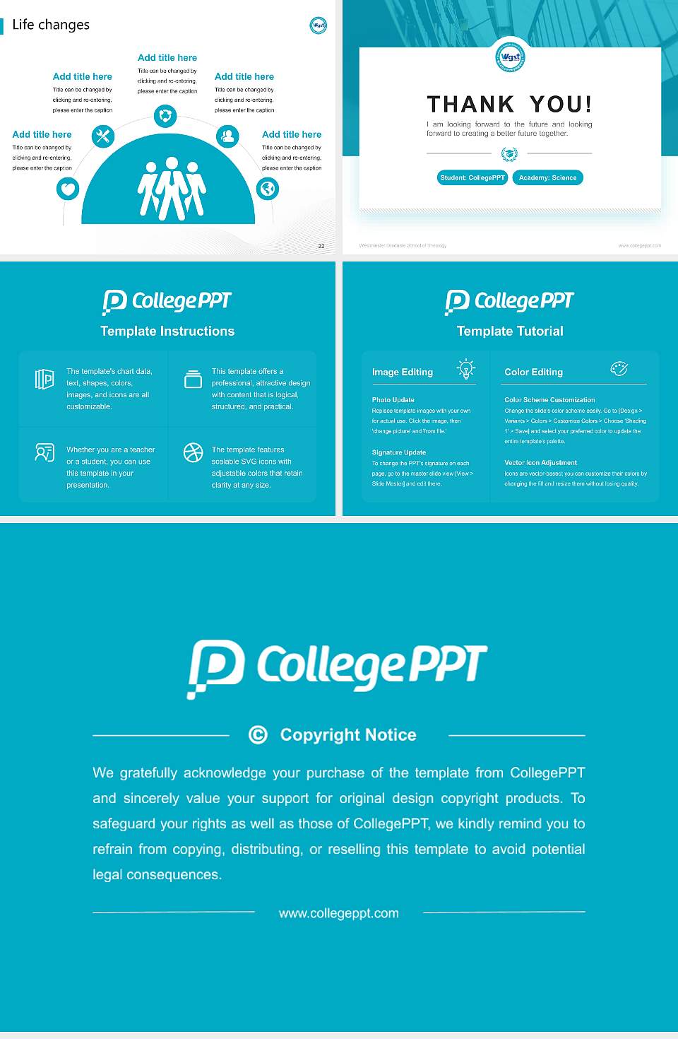 Westminster Graduate School of Theology National Scholarship Defense PPT Template4:3 ratio PPT effect preview image4