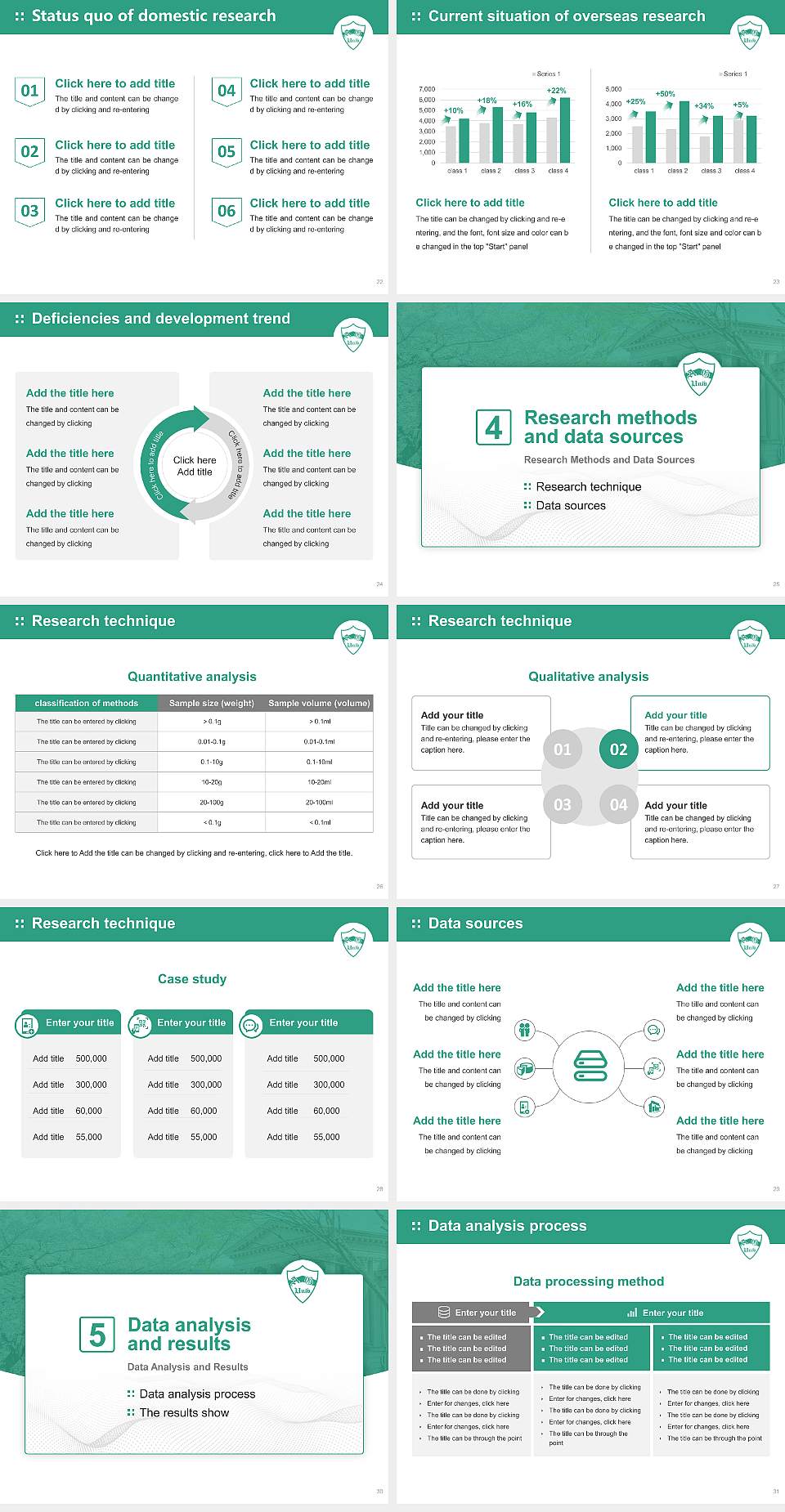 Aoyama Gakuin University Graduation Thesis Defense PPT Template4:3 ratio PPT effect preview image4