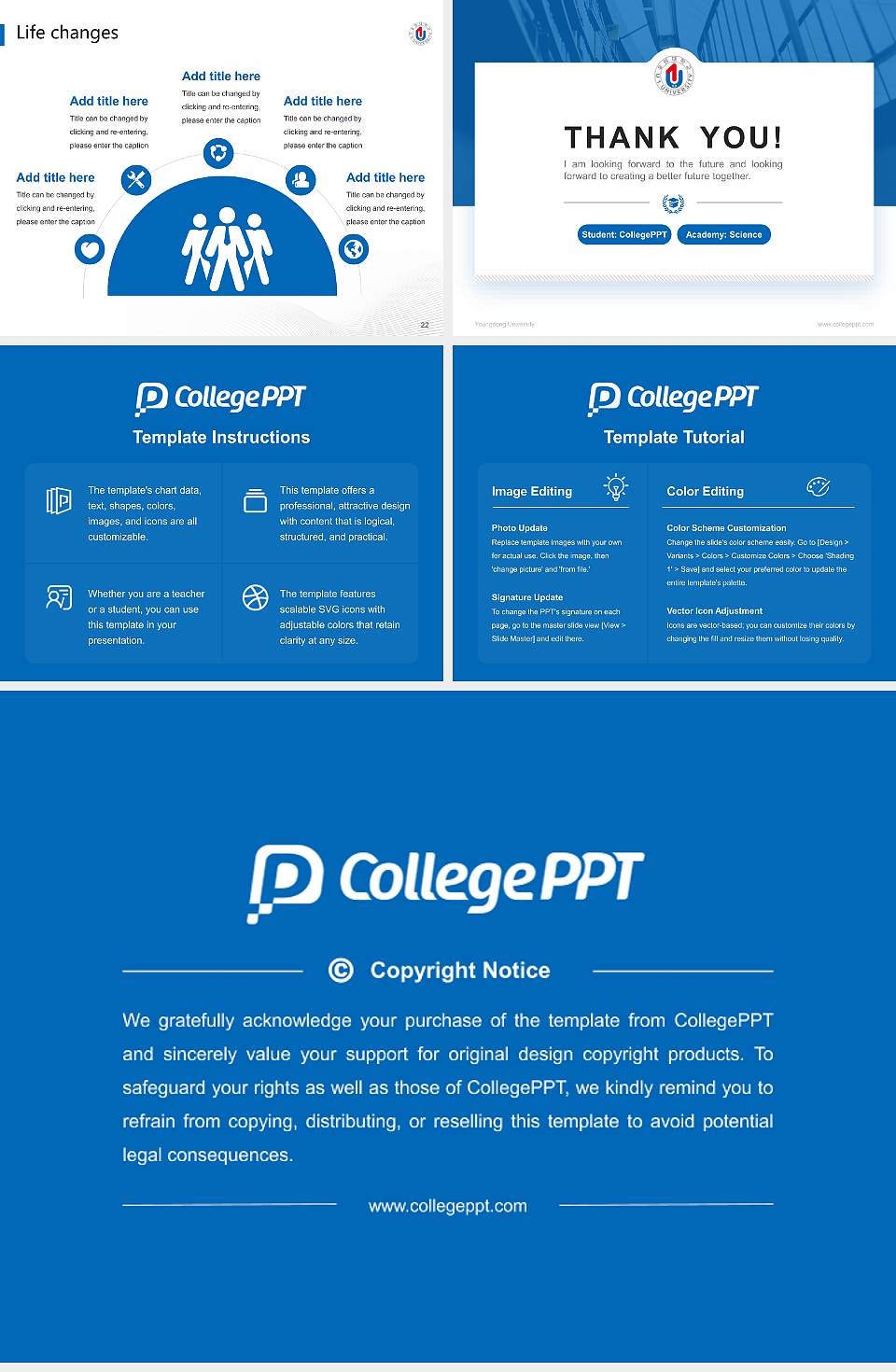 Youngdong University National Scholarship Defense PPT Template4:3 ratio PPT effect preview image4