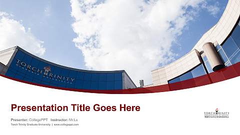 Torch Trinity Graduate University Course/Courseware Creation PPT Template