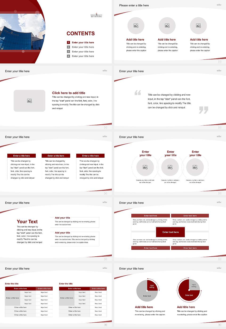 Torch Trinity Graduate University Course/Courseware Creation PPT Template16:9 ratio PPT effect preview image2