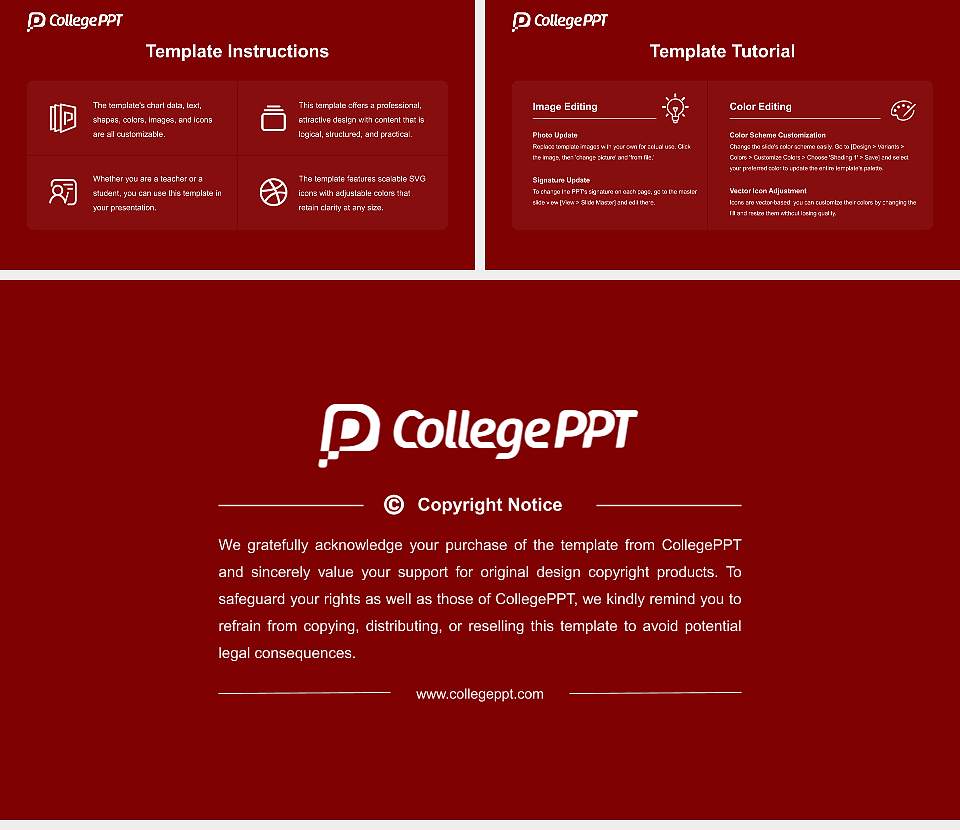 Torch Trinity Graduate University Course/Courseware Creation PPT Template16:9 ratio PPT effect preview image5