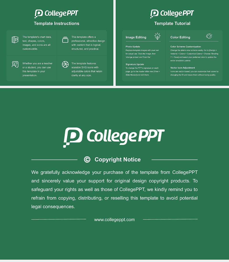 Shinsung University Course/Courseware Creation PPT Template4:3 ratio PPT effect preview image5