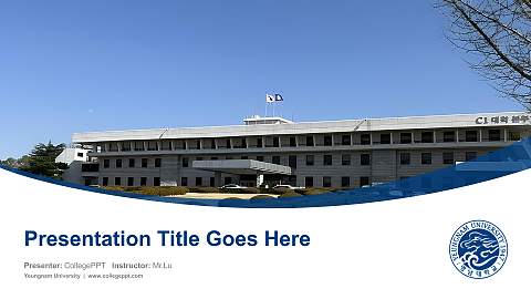 Yeungnam University Course/Courseware Creation PPT Template