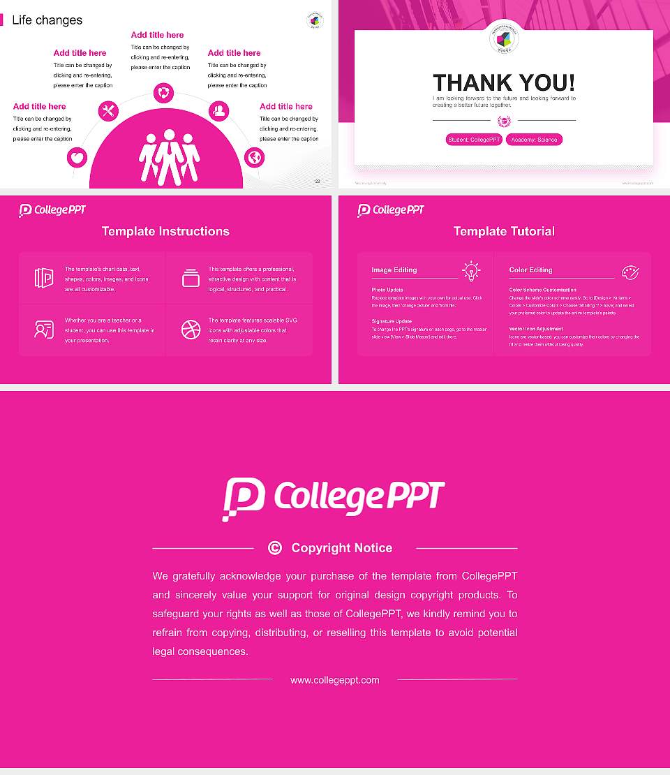 Yeonsung University National Scholarship Defense PPT Template16:9 ratio PPT effect preview image4